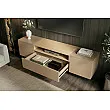 TV-skrinka 47809 Loft 160cm Sivá/Prírodná Dub Dyha
