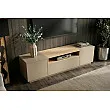 TV-skrinka 47812 Loft 160cm Sivá/Prírodná Dub Dyha