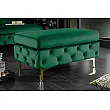 Taburetka 39611 Modern Barock Zamat Smaragdovozelená Taburetka 39611 Modern Barock Zamat Smaragdovozelená