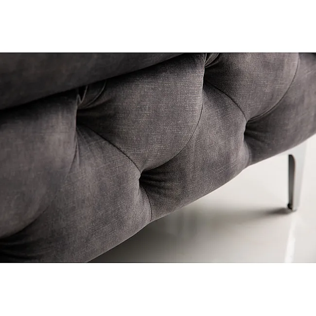 Taburetka 41135 Modern Barock Zamat Šedá Taburetka 41135 Modern Barock Zamat Šedá