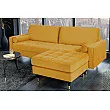 Taburetka 41302 Cozy Zamat Žltá