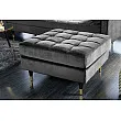 Taburetka 43132 Cozy Zamat Šedá