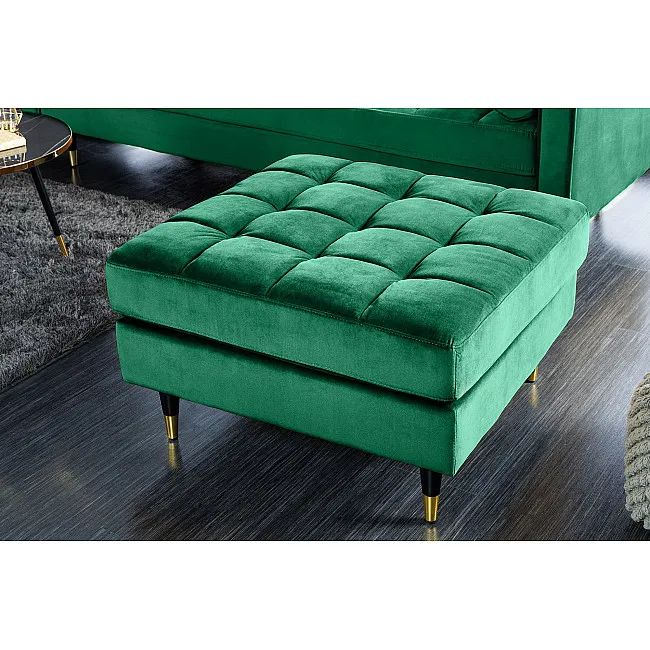 Taburetka 43133 Cozy Zamat Smaragdovozelená Taburetka 43133 Cozy Zamat Smaragdovozelená