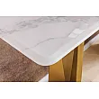 Toaletný stolík/Konzola Luxury - Biely Mramor