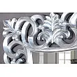 Zrkadlo Antic 15627 75x75cm Strieborné Zrkadlo Antic 15627 75x75cm Strieborné