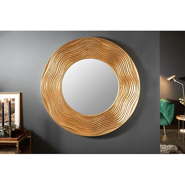 Zrkadlo 40697 Ø100cm gold Zrkadlo 40697 Ø100cm gold