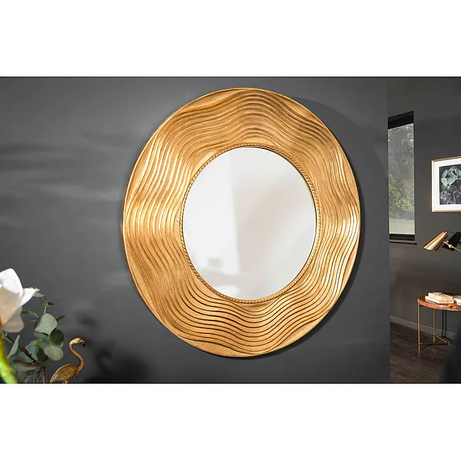 Zrkadlo 40697 Ø100cm gold Zrkadlo 40697 Ø100cm gold