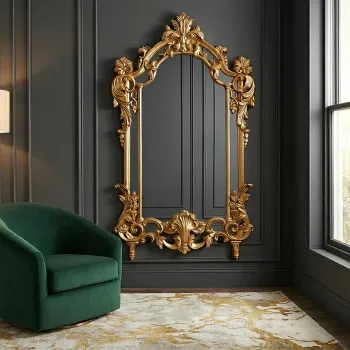 Zrkadlo Opulent 48195 150x90cm Zlaté