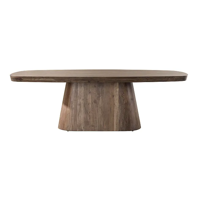 Jedálenský stôl XXL 20-27 Arcadia 240x105cm Drevo Hnedá Acacia