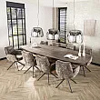 Jedálenský stôl XXL 20-28 Arcadia 300x120cm Drevo Hnedá Acacia
