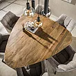 Jedálenský stôl Trojuholník 22-83 Wave 150cm Drevo Mango