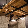Rozkladací jedálenský stôl 29-69 175/275x90cm Masív Drevo Acacia Rozkladací jedálenský stôl 29-69 175/275x90cm Masív Drevo Acacia