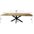 Rozkladací jedálenský stôl 29-69 175/275x90cm Masív Drevo Acacia Rozkladací jedálenský stôl 29-69 175/275x90cm Masív Drevo Acacia