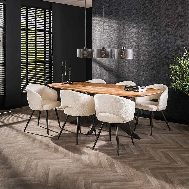 Jedálenský stôl 29-77 Arhus 215x105cm Masív Drevo Acacia Jedálenský stôl 29-77 Arhus 215x105cm Masív Drevo Acacia