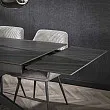 Rozkladací jedálenský stôl 45-29 160/240x90cm Ceramic Australian Black Rozkladací jedálenský stôl 45-29 160/240x90cm Ceramic Australian Black