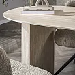 Jedálenský stôl k stene 45-82 Romano 140x80cm Ceramic Travertine