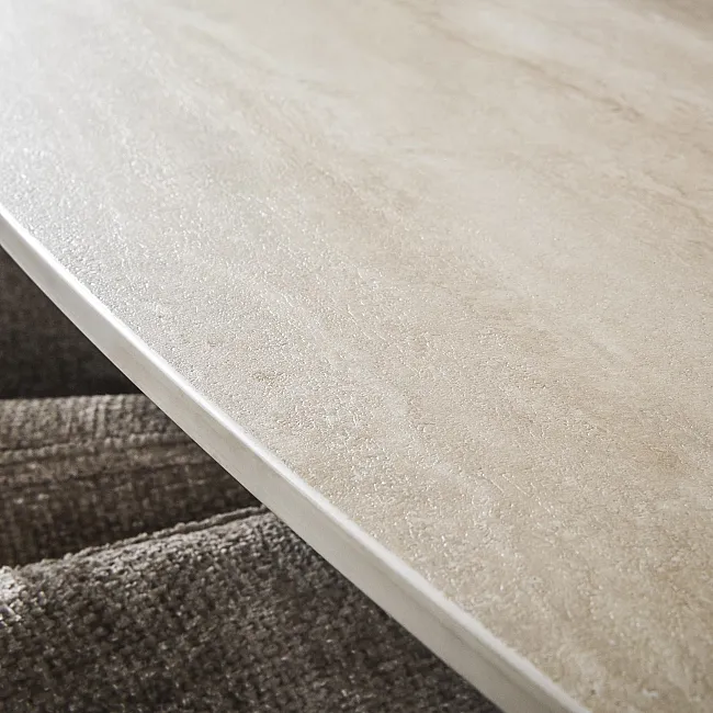 Jedálenský stôl 45-72 Romano 215x105cm 3D Ceramic Travertine
