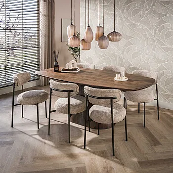 Jedálenský stôl 55-93 Central 180x90cm Masív Drevo Acacia 