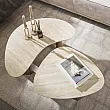 Konferenčný stôl Romano 2-set Ceramic Travertine