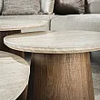 Konferenčný stôl 45-64 Romano 3-set Ceramic Travertine