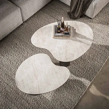 Konferenčný stôl 57-00D Ceramo 2-set 3D ceramik Taj Mahal