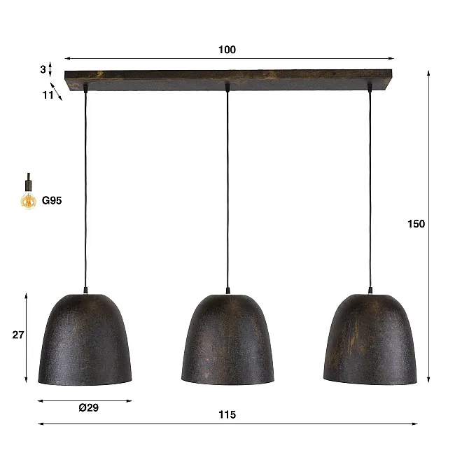 Luster 73-46 Nova 3L Smoked Brown