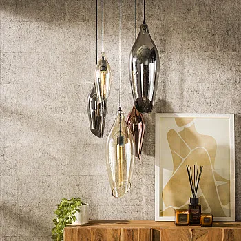 Luster 76-95 Cocoon 5L Multicolour Glass