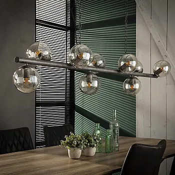 Luster 77-75 9 x Ø15cm Sklo - PRODUKT JE SKLADOM U NÁS - 1Ks