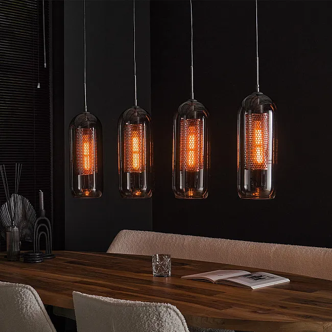 Luster 78-31 4L Smoke Glass Luster 78-31 4L Smoke Glass