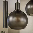 Luster 79-12S Sfere 4+3L Brown Frosted Glass