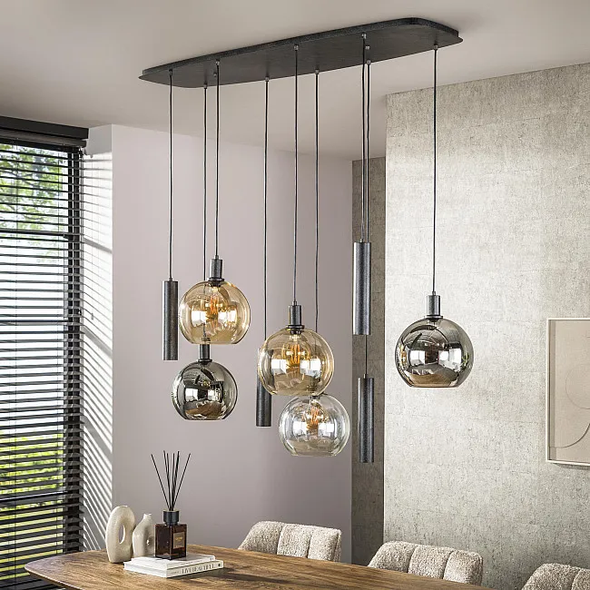 Luster 79-13 Sfere 5+4L Multicolour Glass
