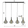 Luster 83-86 4L Drop Glass Luster 83-86 4L Drop Glass
