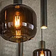 Luster 84-31 Bronza 4+3L Brown Glass
