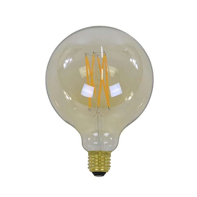 Filament LED žiarovka 84-67 Ø12,5cm Amber glass Filament LED žiarovka 84-67 Ø12,5cm Amber glass