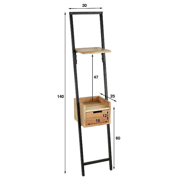 Nočný stolík 24-10 Step Drevo Acacia Nočný stolík 24-10 Step Drevo Acacia