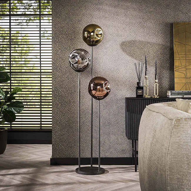 Stojaca lampa 74-50B Stellar 3L Multicolour Glass