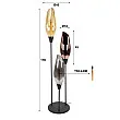 Stojaca lampa 76-91 Cocoon 3L Multicolour glass