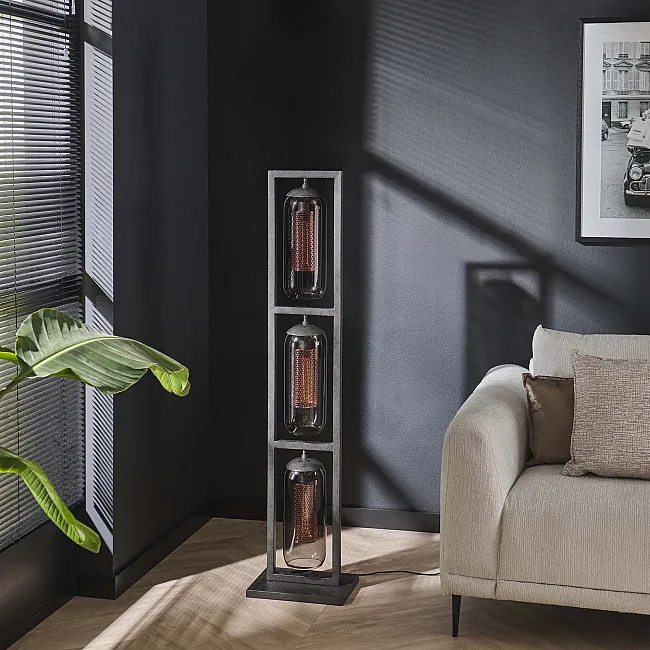 Stojaca lampa 78-37 3L Tower Smoked Glass Stojaca lampa 78-37 3L Tower Smoked Glass