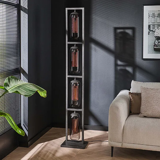 Stojaca lampa 78-38 4L Tower Smoked Glass Stojaca lampa 78-38 4L Tower Smoked Glass