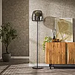 Stojaca lampa 80-13 Drift 1L Smoke Grey Glass