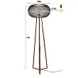 Stojaca lampa 83-83 Twist 1L Cooper