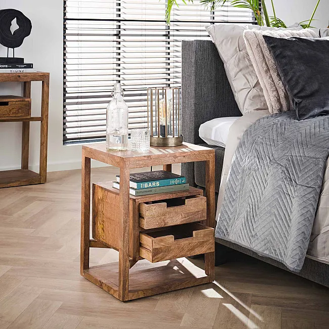 Nočný stolík 22-31 Sahara Drevo Mango Nočný stolík 22-31 Sahara Drevo Mango