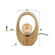 Stolová lampa 73-21 Arch 1L Drevo Mango