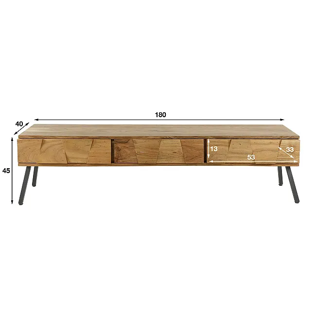 TV-skrinka 21-19 Demn 180cm Drevo Acacia
