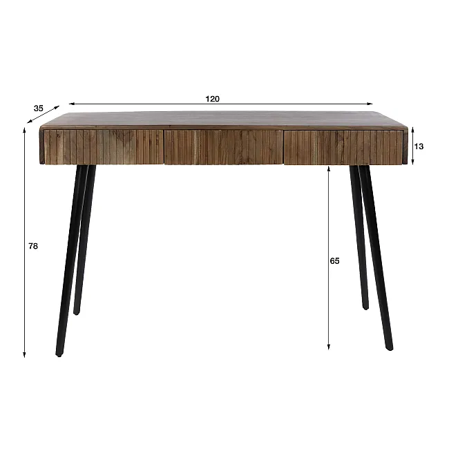 Toaletný stolík/Konzola Carve 30-20 Drevo Acacia